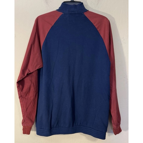 Adidas Jacket Men Medium M Blue Red Varsity Collegiate Prep Originals Preppy - Picture 6 of 12